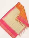 Banana Pith & Silk Blend Saree